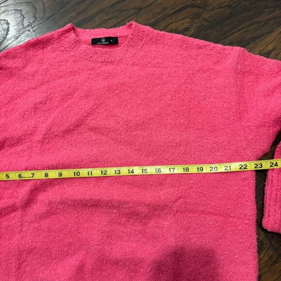 Lillusory size Small Oversized Hot Pink Vibrant Bright Barbicore Sweater - Picture 5 of 6
